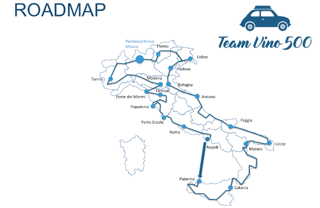 team vino 500 map