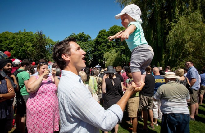 trudeau baby