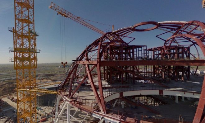 Ecco com'era quando i lavori di costruzione sono iniziati in primavera