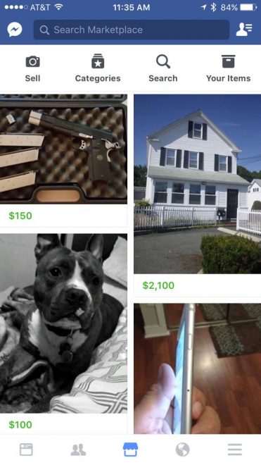 Facebook Marketplace cane