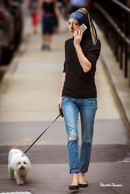 ragazza con orecchino di perle