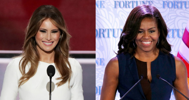 michelle obama-melania trump